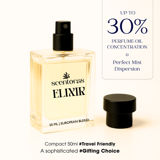 SCENTORAS Elixir - European Blend Luxury Unisex Perfume (50ml) [For Men & Women]